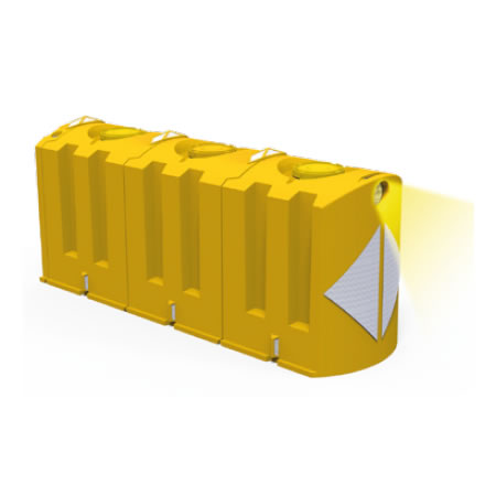 AMORTIGUADOR DE IMPACTO CON MÓDULOS DE TRIPLE CONTENEDOR